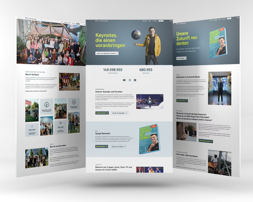 Website für Jacob Beautemps von Breaking Lab